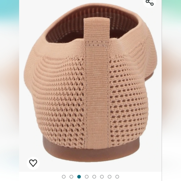 NWOT Lucky Brand Daneric Ballet Flat - Dusty Sand Mauve Pink Size 6.5 - Picture 4 of 11